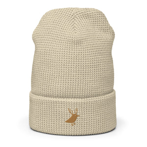 Men's waffle beanie for snowboarding and outdoor birch